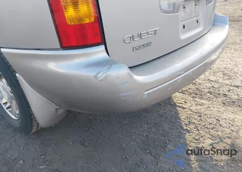 2000 Nissan Quest Se/Gle/Gxe из США, поврежденный, VIN 4N2XN11T5YD824091